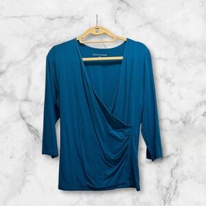 Soft Surroundings Blue Knit Top - Worn once